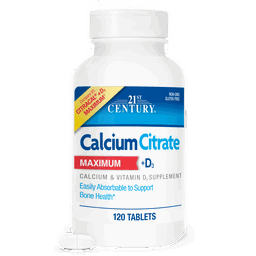 21 Century - Calcium Citrate Maximum +D3