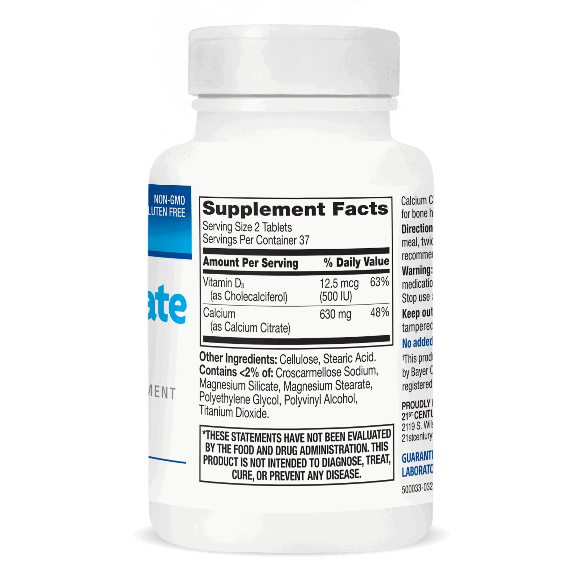 21 Century - Calcium Citrate Maximum +D3_1