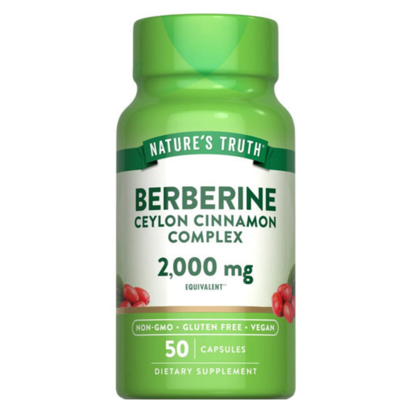 Nature's Truth - Berberine with Ceylon Cinnamon Complex 2,000mg_0