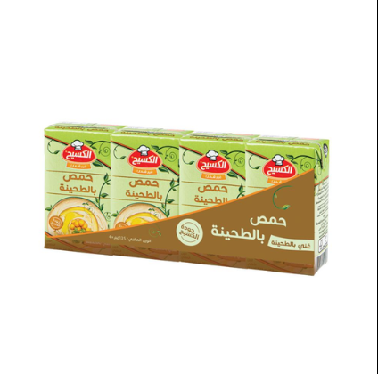 4x135g | Kasih   Hummus | الكسيح حمص بالطحينة  4 قطع 