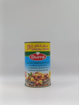 400g+75g | Durra   Favabohnen Syrischer Art | الدرة فول بالخلطة الشامية