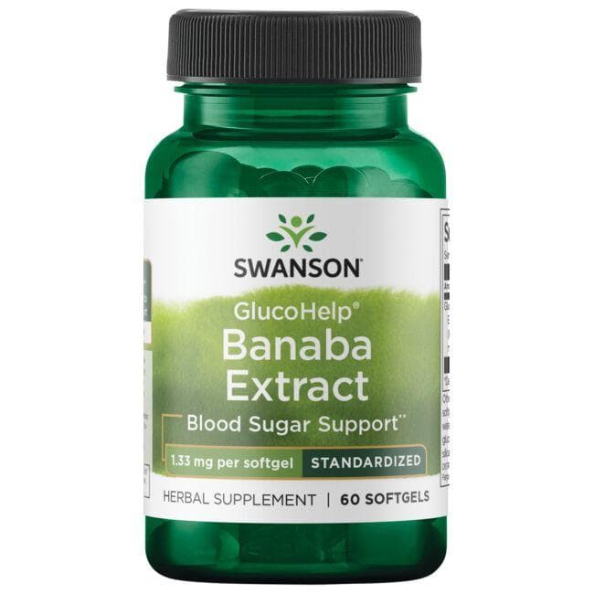 Swanson - GlucoHelp Banaba Extract - Standardized