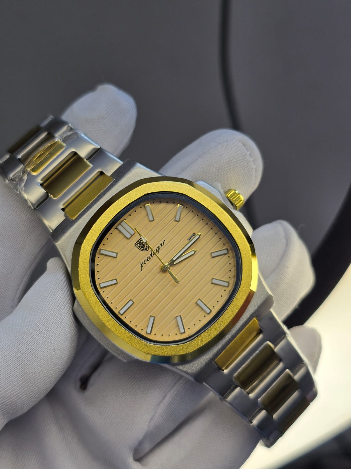 Luxury Two-Tone Wrist Watch_4