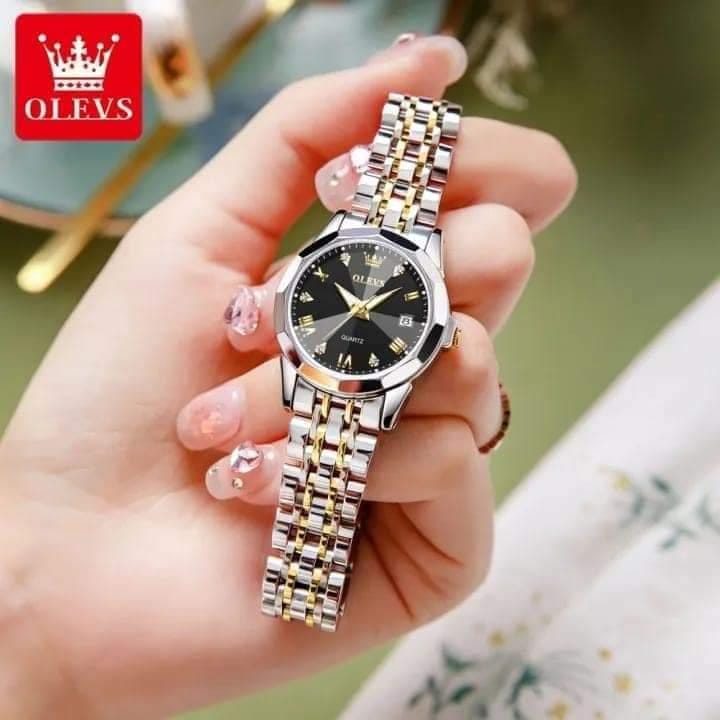 OLEVS Watch for Women  Brand Name: OLEVS 9931 Gender: Women﻿ Movement: Quartz﻿ Material: Stainless Steel Strap Style_4
