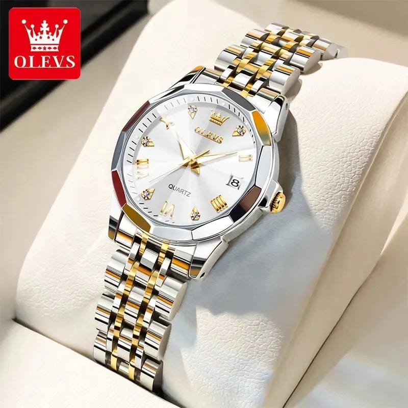 OLEVS Watch for Women  Brand Name: OLEVS 9931 Gender: Women﻿ Movement: Quartz﻿ Material: Stainless Steel Strap Style_5