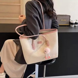 New doll tote bag with doll  Size:38/26cm