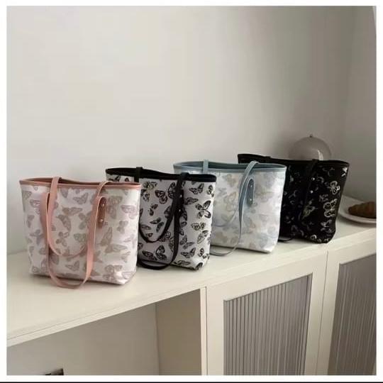 Luxury woman fashion tote bag  Metarial : pu lather Color: black_6