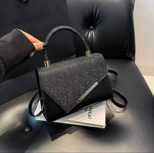 New party bag  Stylish Shoulder Bag Chic Elegant V Clutch Handbag Trendy Mini Evening Bag for Wedding Party_2