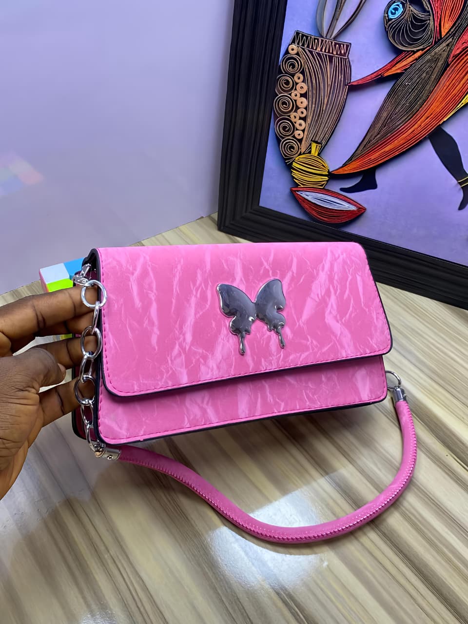Butterfly Ladies Bag  Material: PU Leather_3