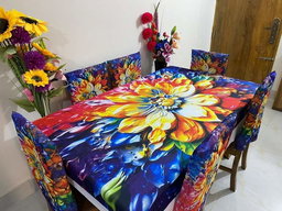 Original 3D Printed Dining Chair Table Cover  অরিজিনাল 3D ডাইনিং টেবিল ও চেয়ার কাভার সেট।