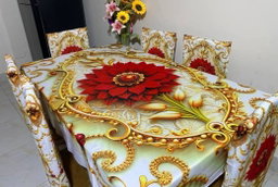 Original 3D Printed Dining Chair Table Cover  অরিজিনাল 3D ডাইনিং টেবিল ও চেয়ার কাভার সেট।