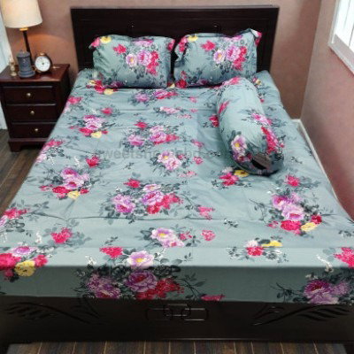 Twill cotton bed sheet  ৪ পিস এর সেট।_6