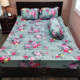 Twill cotton bed sheet  ৪ পিস এর সেট।