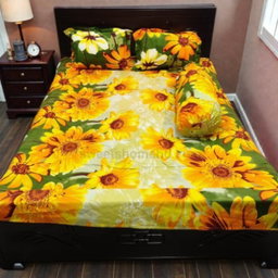 Twill cotton bed sheet  ৪ পিস এর সেট।