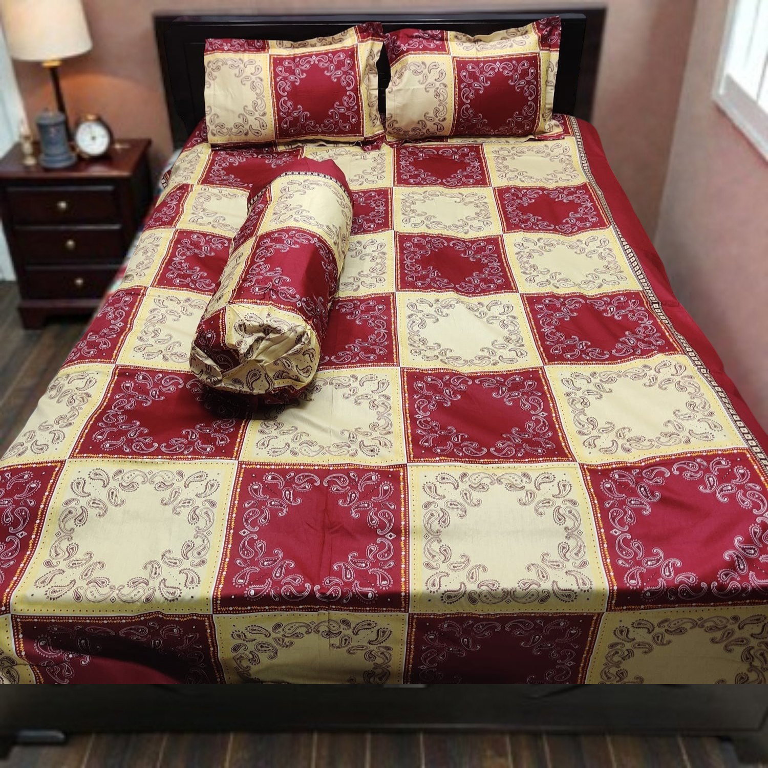 Twill cotton bed sheet  ৪ পিস এর সেট।_2