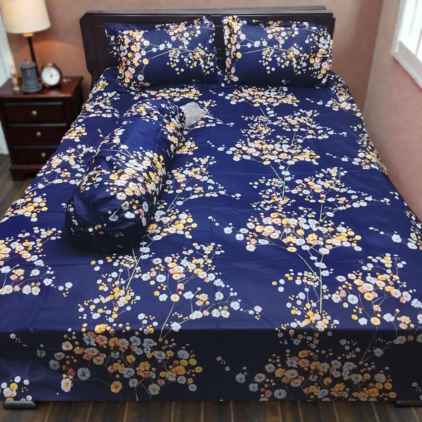 Twill cotton bed sheet  ৪ পিস এর সেট।_7