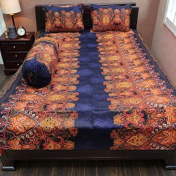 Twill cotton bed sheet  ৪ পিস এর সেট।