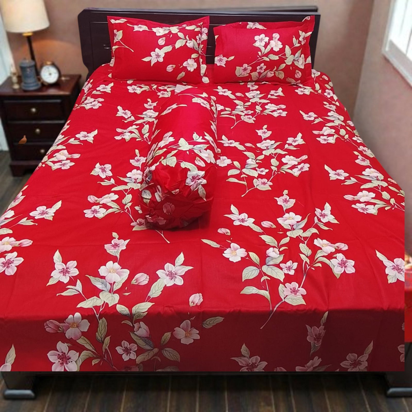 Twill cotton bed sheet  ৪ পিস এর সেট।_4