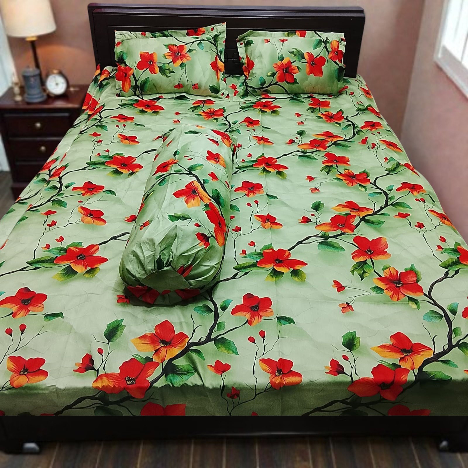 Twill cotton bed sheet  ৪ পিস এর সেট।_8
