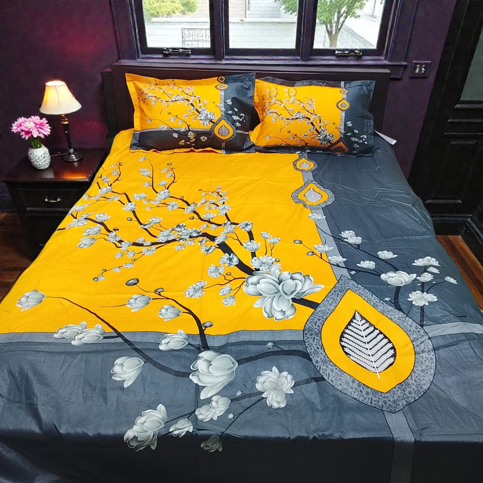 Panel Cotton Bed-sheet  ফেব্রিকস : ১০০ % প্যানেল কটন।_0