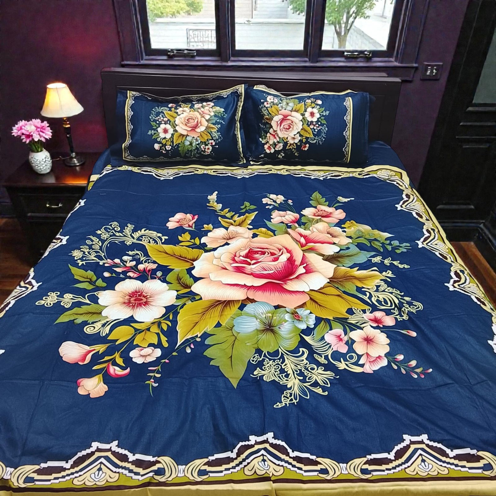 Panel Cotton Bed-sheet  ফেব্রিকস : ১০০ % প্যানেল কটন।_4