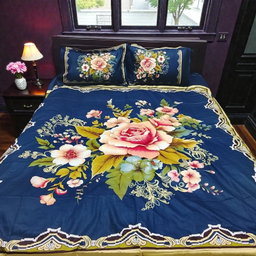 Panel Cotton Bed-sheet  ফেব্রিকস : ১০০ % প্যানেল কটন।