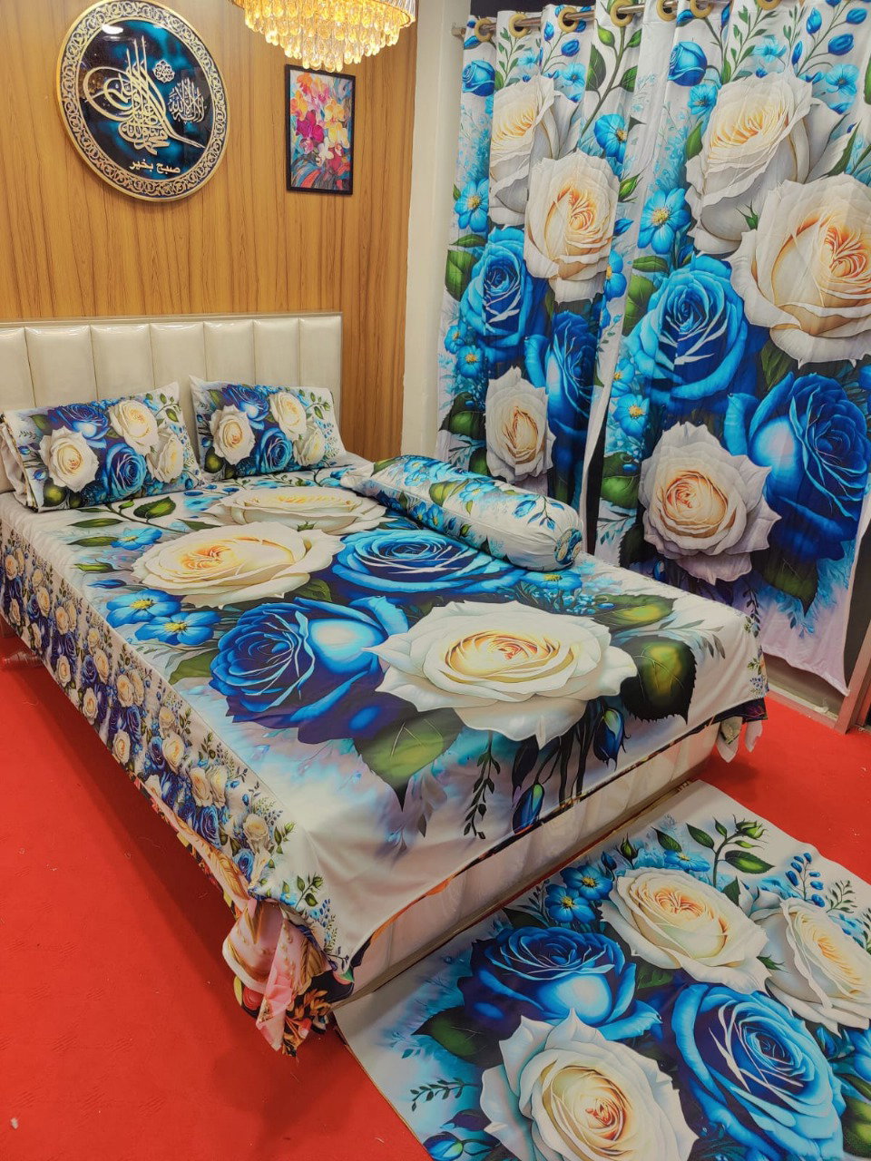 Primium 3D Bedsheet Four Piece Set_0