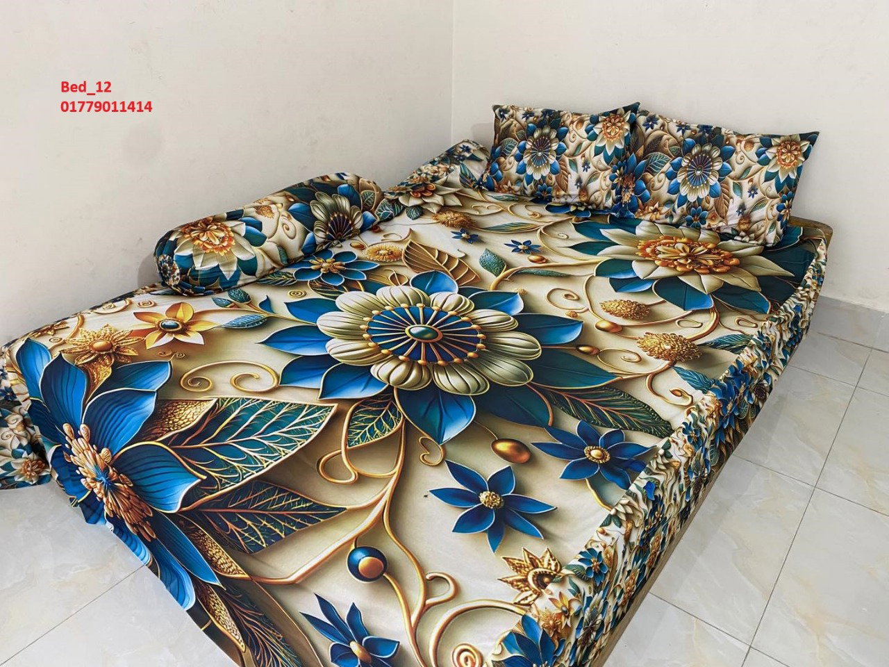 Primium 3D Bedsheet Four Piece Set_2