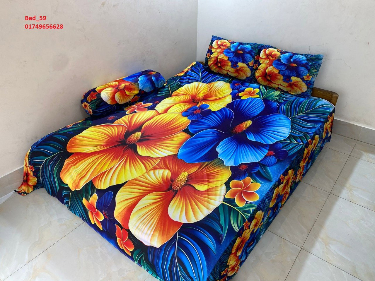 Primium 3D Bedsheet Four Piece Set_1