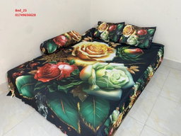 Primium 3D Bedsheet Four Piece Set