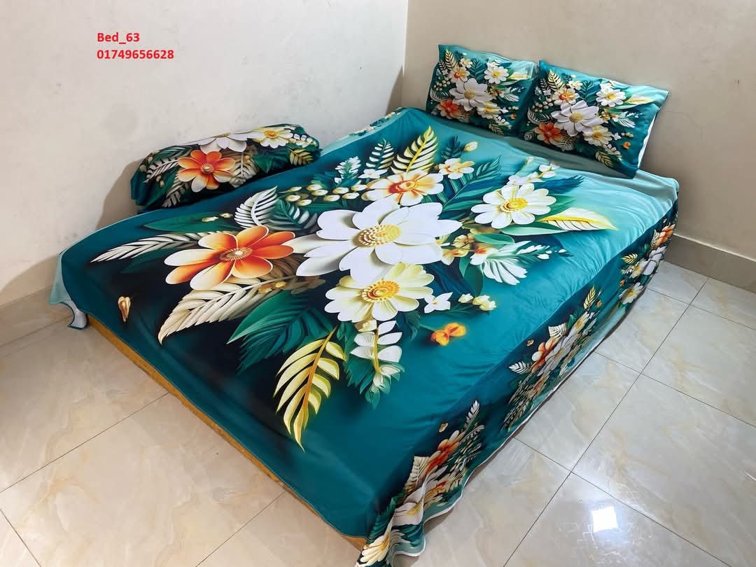 Primium 3D Bedsheet Four Piece Set_9