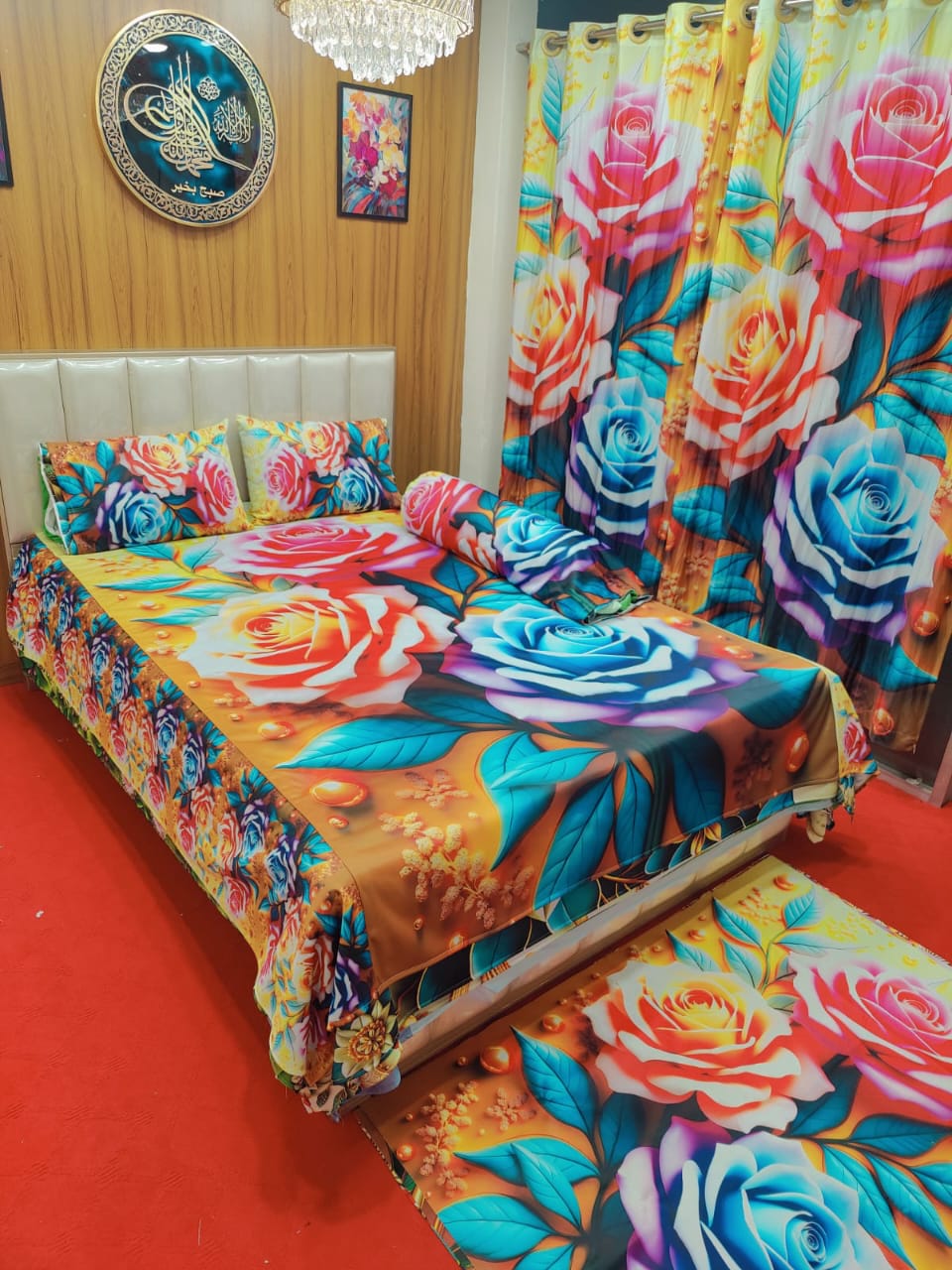 Primium 3D Bedsheet Four Piece Set_7
