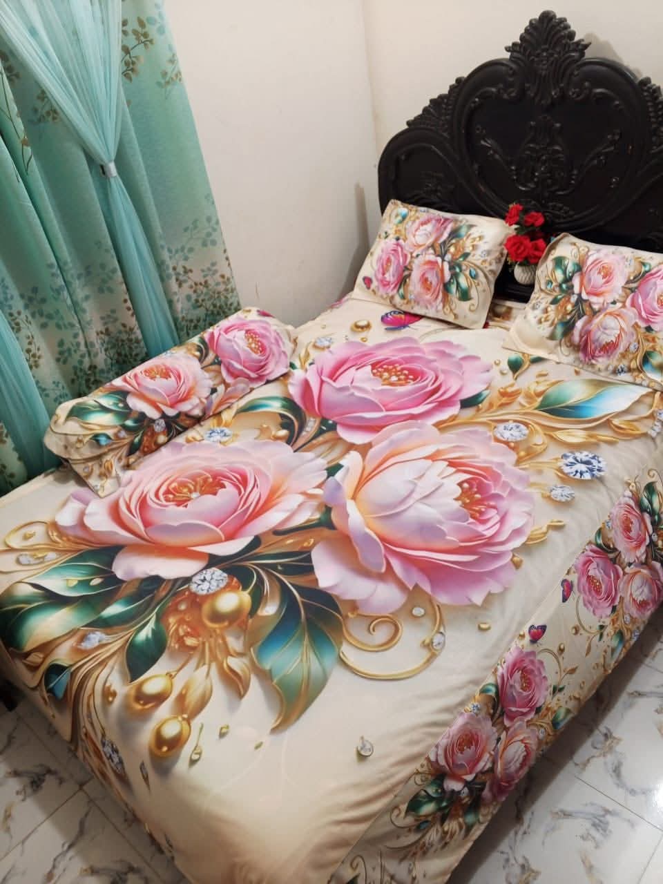 Primium 3D Bedsheet Four Piece Set_9