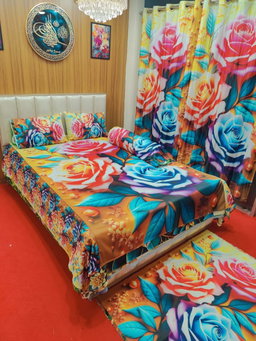 Primium 3D Bedsheet Four Piece Set