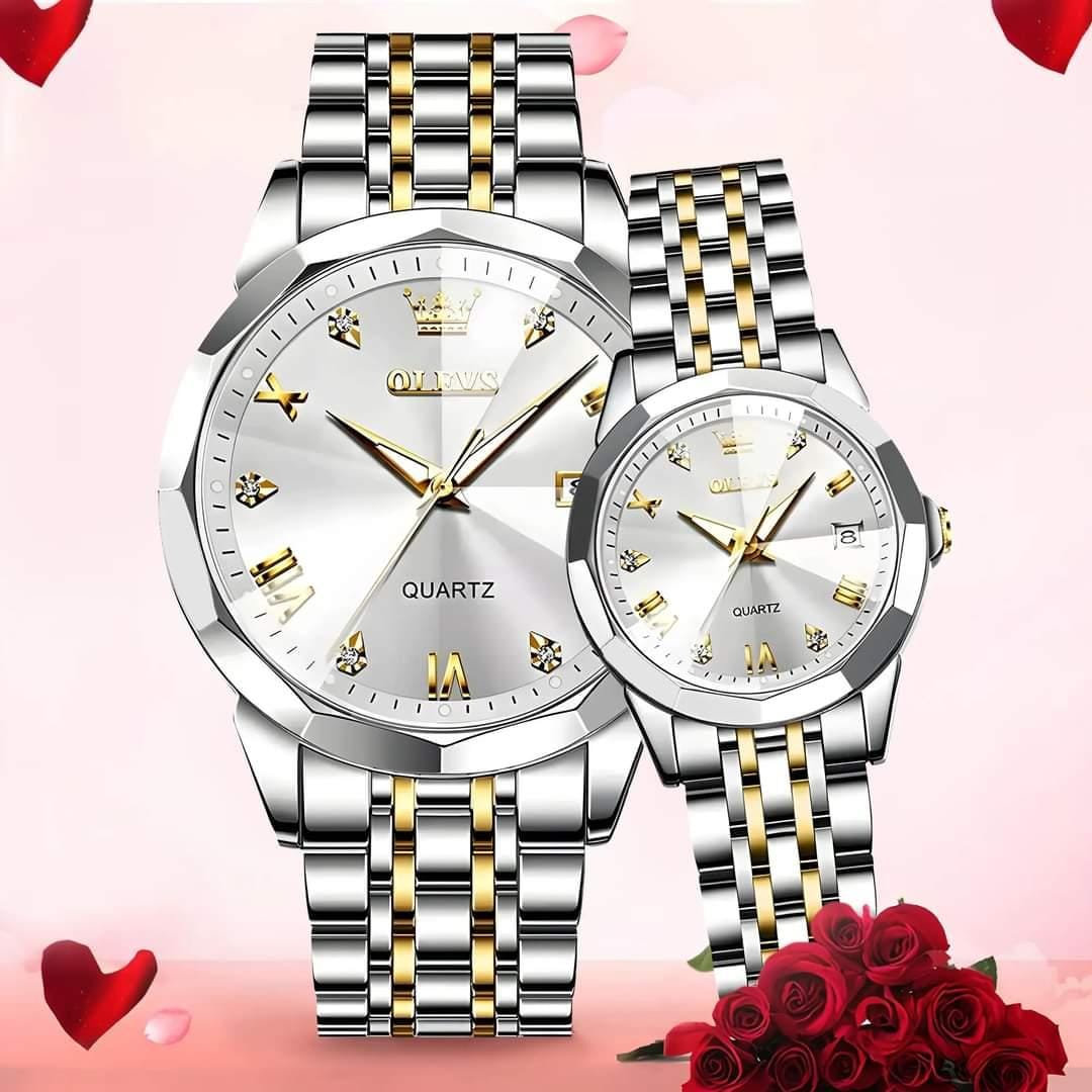 Olevs Couple Watch(With Box)_3
