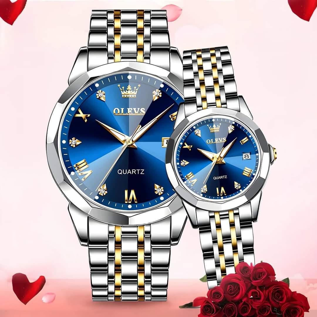 Olevs Couple Watch(With Box)_0