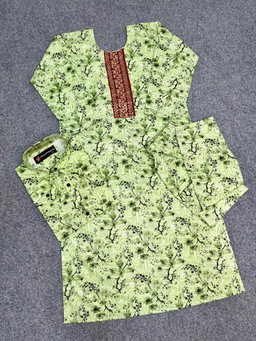 Shirt Three Piece Couple Set