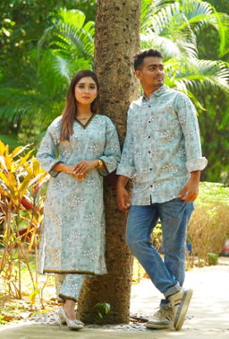 Shirt Three Piece Couple Set