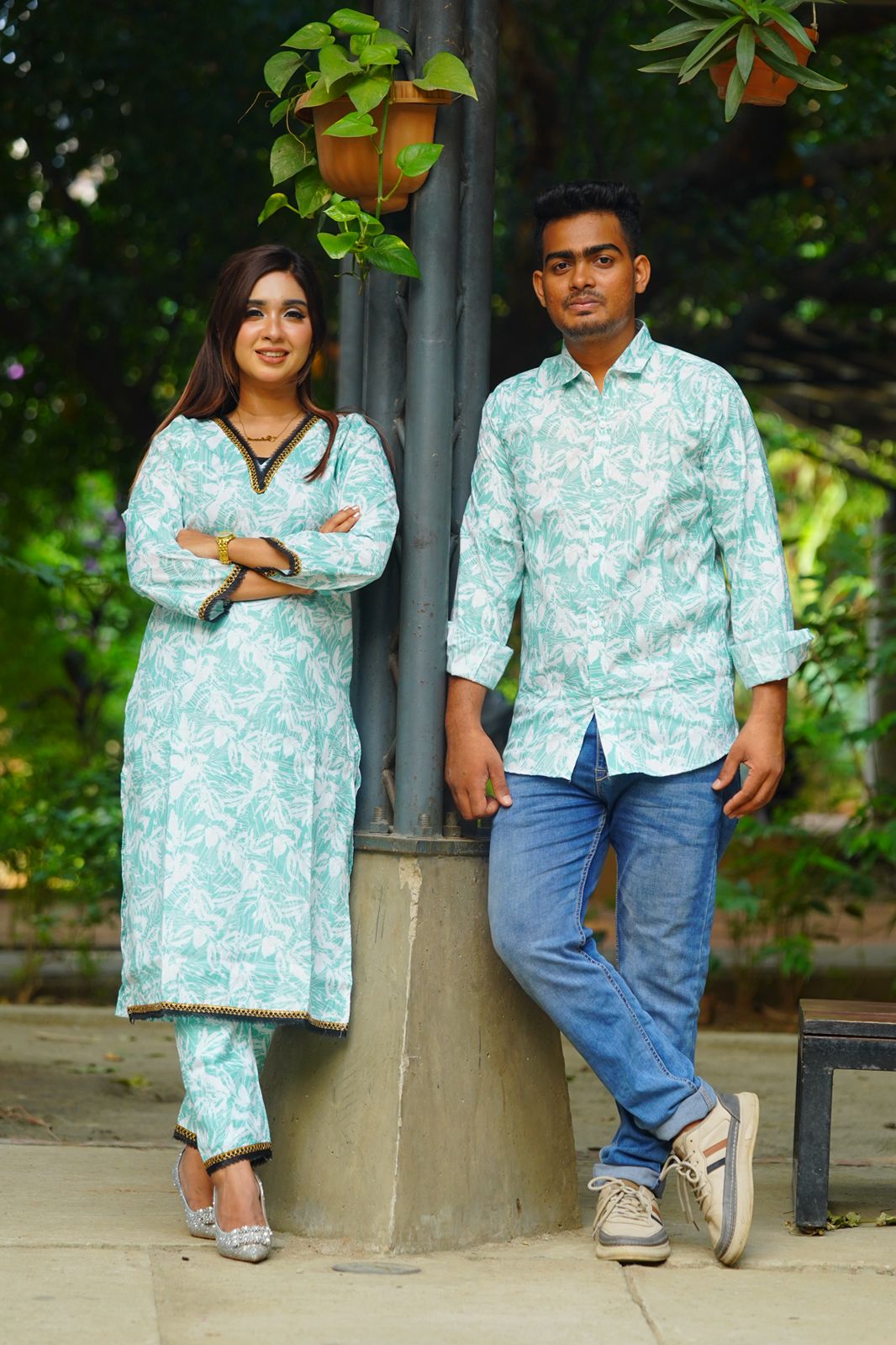 Shirt Three Piece Couple Set_3