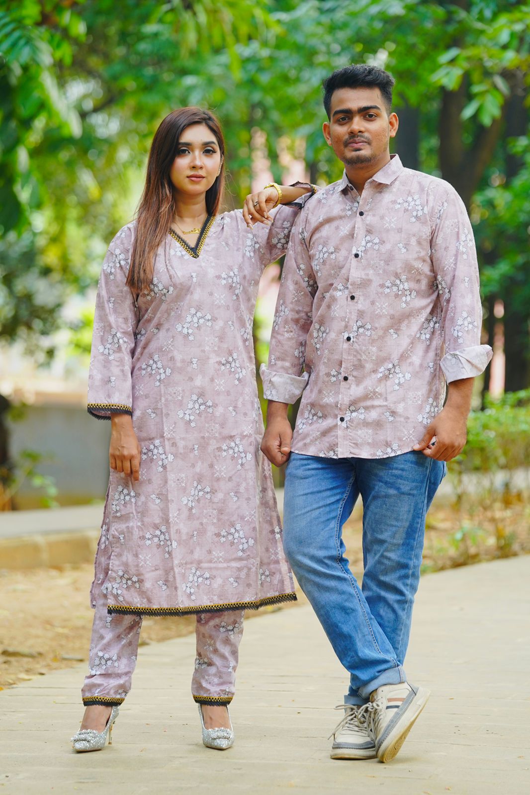 Shirt Three Piece Couple Set_8