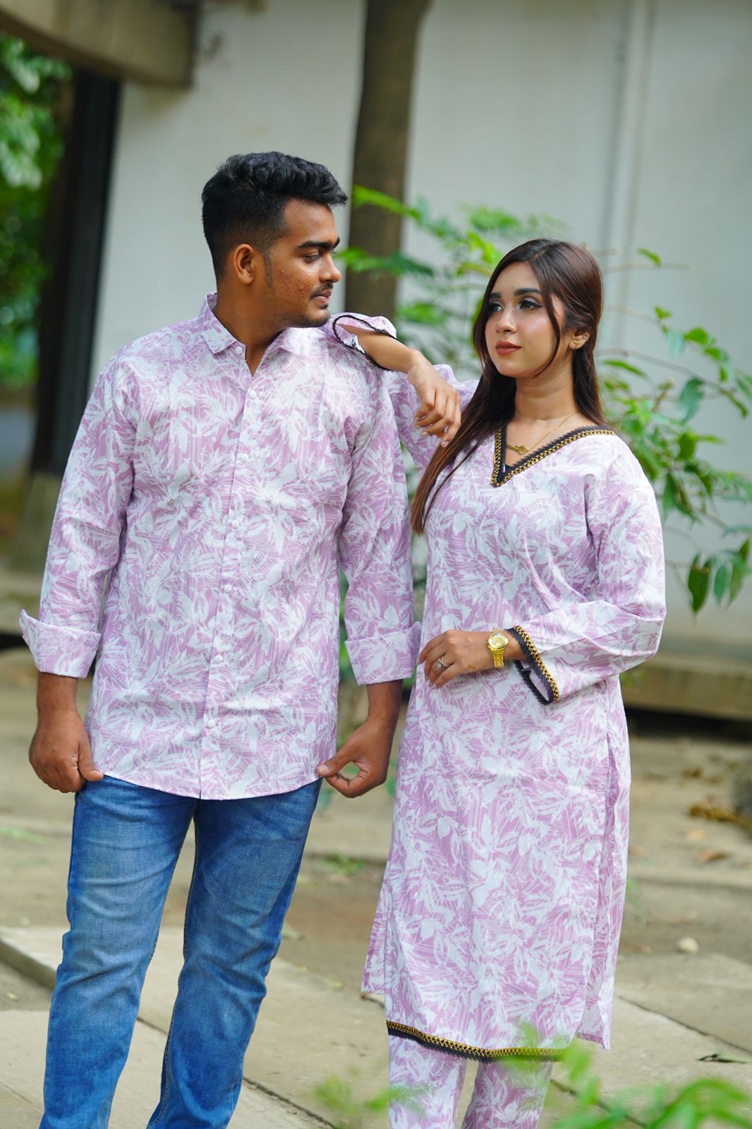 Shirt Three Piece Couple Set_5
