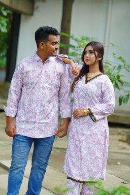 Shirt Three Piece Couple Set