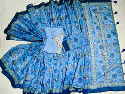 Sharee Panjabi Couple with Blouse Piece