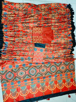 Sharee Panjabi Couple with Blouse Piece