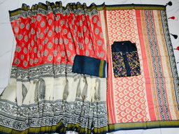 Sharee Panjabi Couple with Blouse Piece