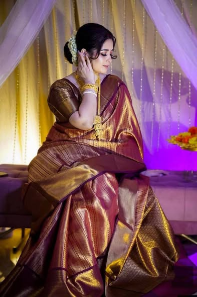 বেনারসি কাতান শাড়ি_0