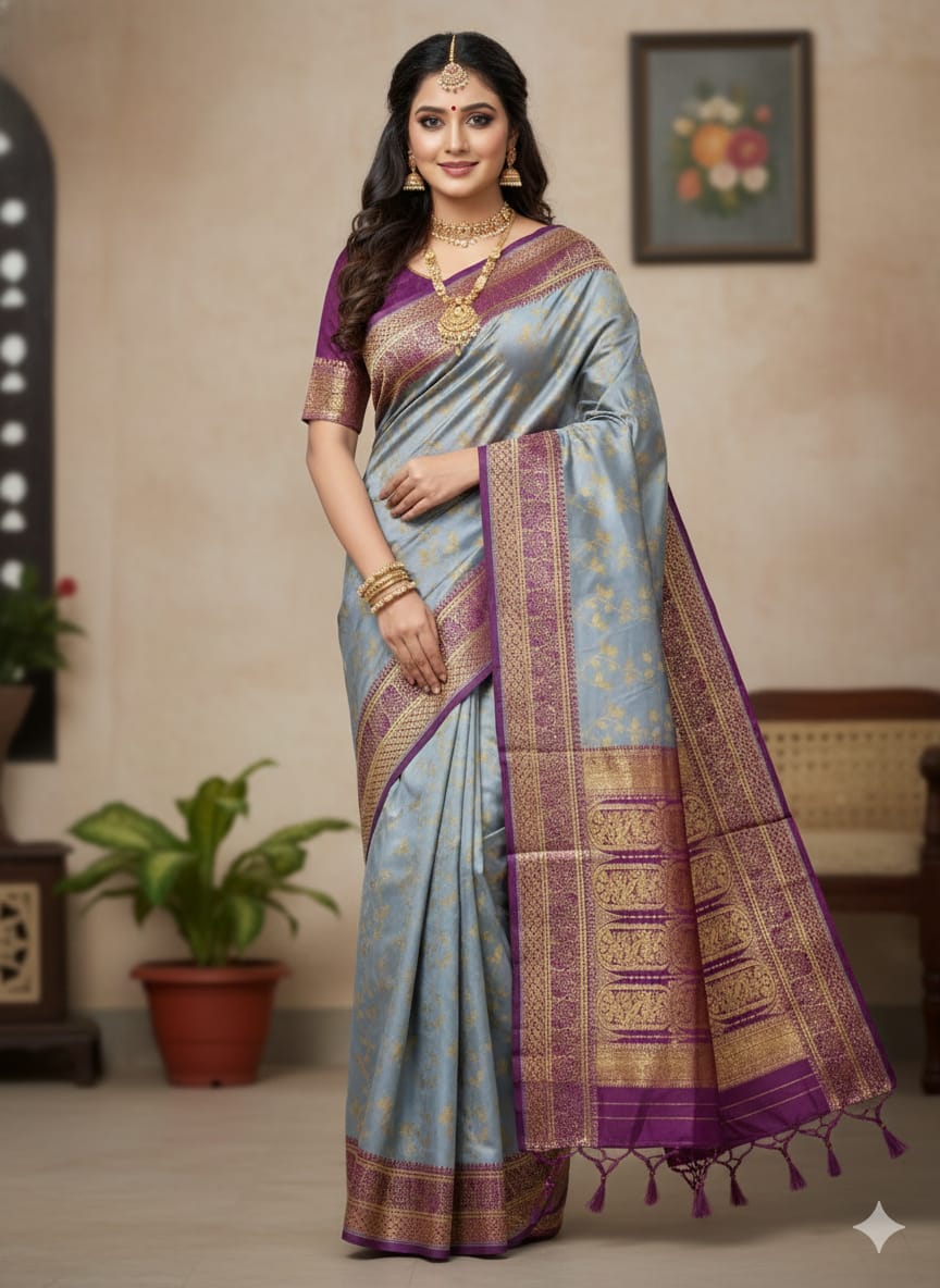 Kashmeri Katan Saree_0