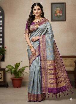 Kashmeri Katan Saree