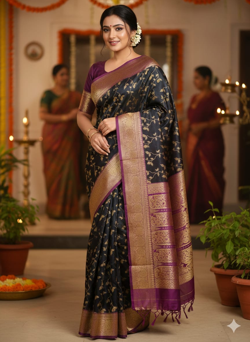Kashmeri Katan Saree_5