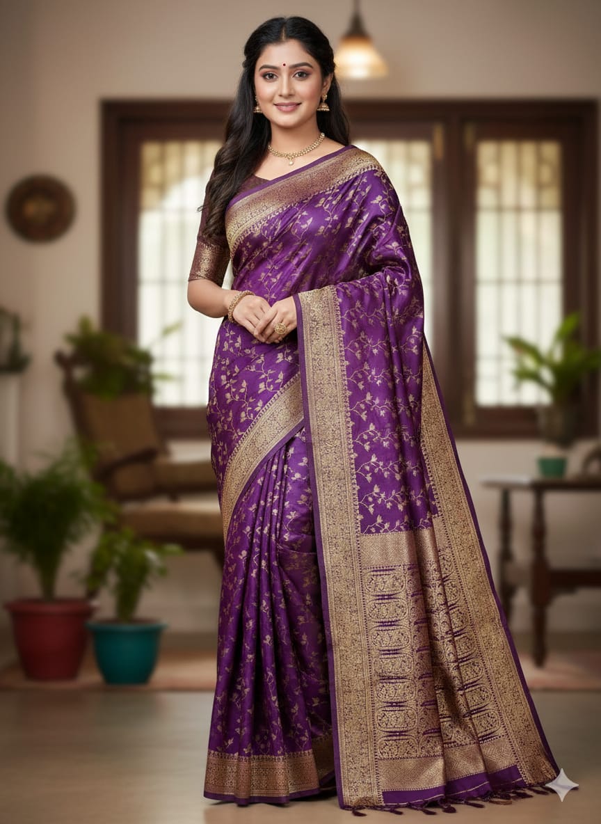 Kashmeri Katan Saree_1